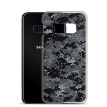 Dark Grey Digital Camouflage Print Samsung Case by Design Express