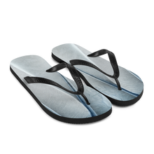 White Feathers Texture Flip-Flops by Design Express