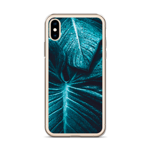 Turquoise Leaf iPhone Case by Design Express