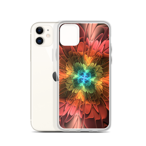 Abstract Flower 03 iPhone Case by Design Express