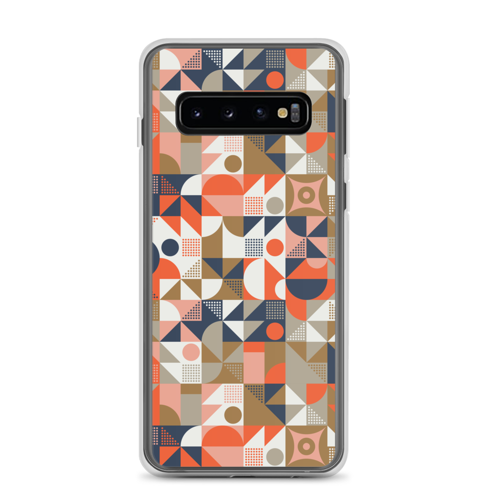 Samsung Galaxy S10 Mid Century Pattern Samsung Case by Design Express