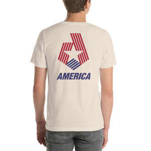 America "Star & Stripes" Back Short-Sleeve Unisex T-Shirt by Design Express