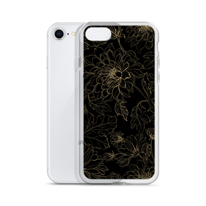 Golden Floral iPhone Case by Design Express