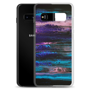 Purple Blue Abstract Samsung Case by Design Express