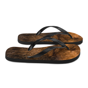 Bison Fur Flip-Flops by Design Express
