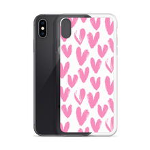 Pink Heart Pattern iPhone Case by Design Express