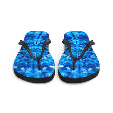 Psychedelic Blue Mandala Flip-Flops by Design Express