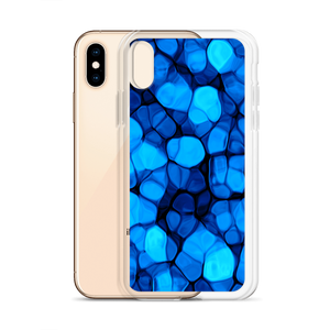 Crystalize Blue iPhone Case by Design Express