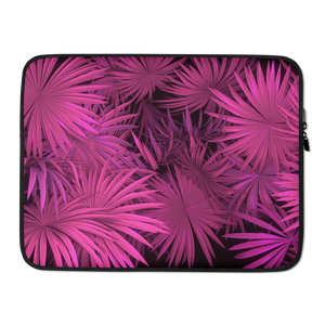 15 in Pink Palm Laptop Sleeve by Design Express
