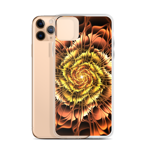 Abstract Flower 01 iPhone Case by Design Express