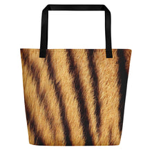 Tiger "All Over Animal" 4 Beach Bag Totes by Design Express