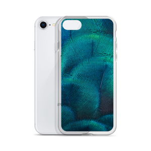 Green Blue Peacock iPhone Case by Design Express