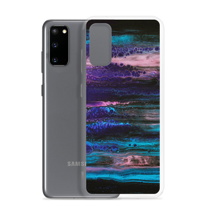 Purple Blue Abstract Samsung Case by Design Express