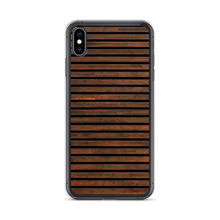 iPhone XS Max Horizontal Brown Wood iPhone Case by Design Express
