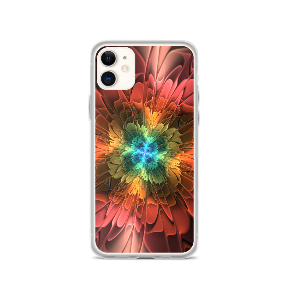 iPhone 11 Abstract Flower 03 iPhone Case by Design Express