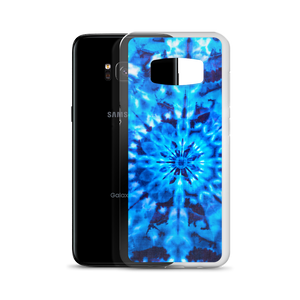 Psychedelic Blue Mandala Samsung Case by Design Express
