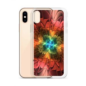 Abstract Flower 03 iPhone Case by Design Express