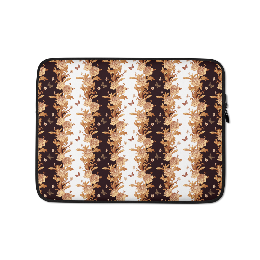 13 in Gold Baroque Laptop Sleeve by Design Express