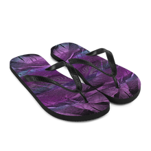 Purple Feathers Flip-Flops by Design Express
