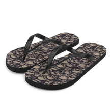 S Skull Pattern Flip-Flops by Design Express