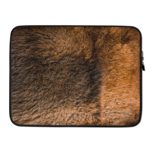 15 in Bison Fur Print Laptop Sleeve by Design Express