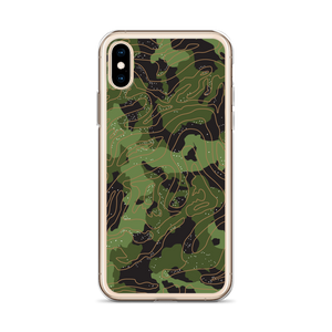 Green Camoline iPhone Case by Design Express