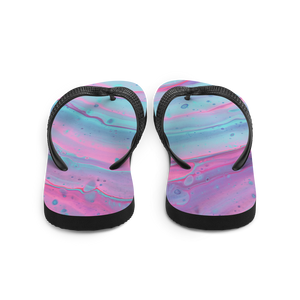 Multicolor Abstract Background Flip-Flops by Design Express