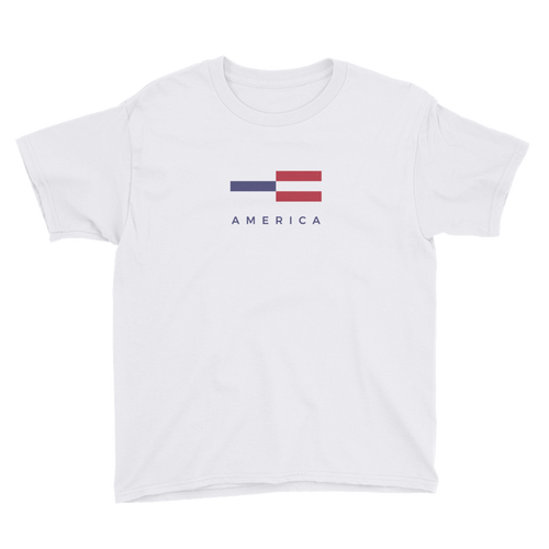 XS America Tower Pattern Youth T-Shirt by Design Express