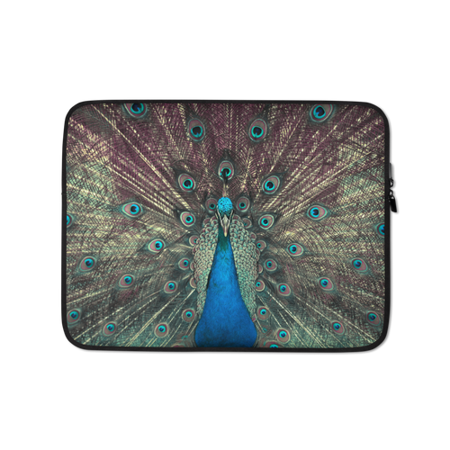 13 in Peacock Laptop Sleeve by Design Express