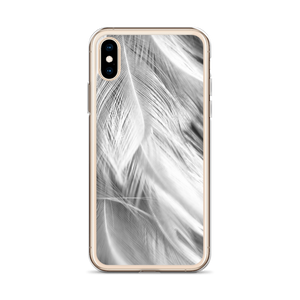 White Feathers iPhone Case by Design Express