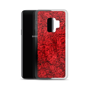 Red Rose Pattern Samsung Case by Design Express