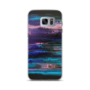 Samsung Galaxy S7 Edge Purple Blue Abstract Samsung Case by Design Express