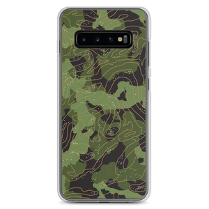 Samsung Galaxy S10+ Green Camoline Samsung Case by Design Express