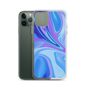 Purple Blue Watercolor iPhone Case by Design Express