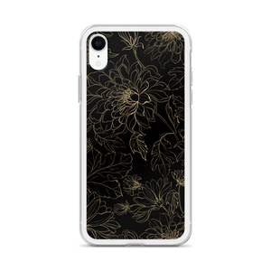 Golden Floral iPhone Case by Design Express
