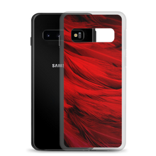 Red Feathers Samsung Case by Design Express