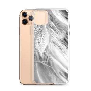 White Feathers iPhone Case by Design Express