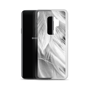 White Feathers Samsung Case by Design Express