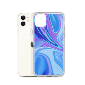 Purple Blue Watercolor iPhone Case by Design Express