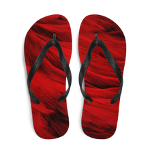 Red Feathers Flip-Flops by Design Express