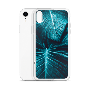 Turquoise Leaf iPhone Case by Design Express