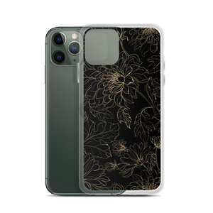 Golden Floral iPhone Case by Design Express