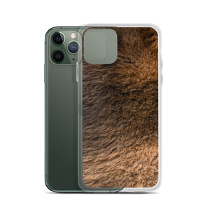 Bison Fur Print iPhone Case by Design Express