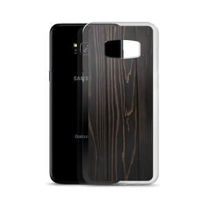 Black Wood Samsung Case by Design Express