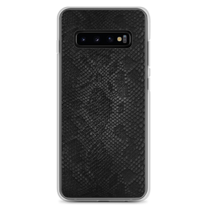 Samsung Galaxy S10+ Black Snake Skin Samsung Case by Design Express