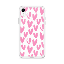 Pink Heart Pattern iPhone Case by Design Express