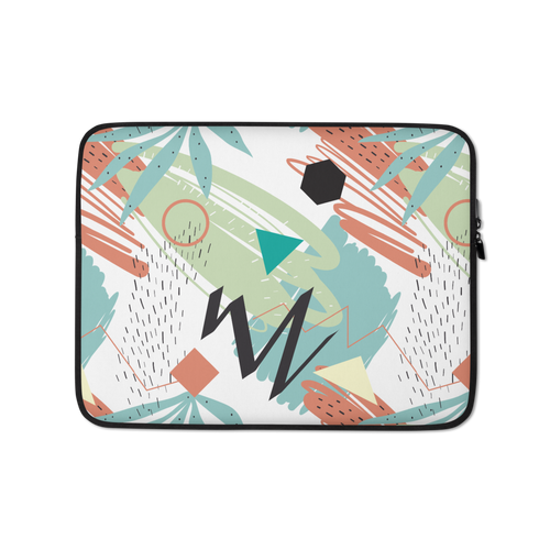 13 in Mix Geometrical Pattern 03 Laptop Sleeve by Design Express