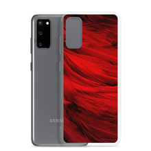 Red Feathers Samsung Case by Design Express