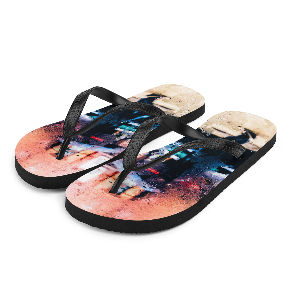 S Rainy Blury Flip-Flops by Design Express