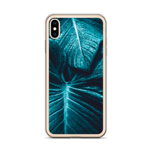 Turquoise Leaf iPhone Case by Design Express